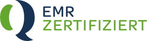 EMR zertifiziertes Logo – ErfahrungsMedizinisches Register, Methode Kinesiologie Nr. 411