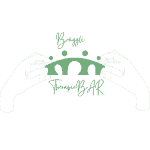 Logo der Brüggli TherapieBAR mit grüner Brücke und Händen – Netzwerkpartnerin Rosmary WEISS, Kinesiologie & Lebensbegleitung in Unterägeri