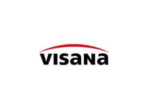 Logo der Visana – Schweizer Krankenversicherung mit Zusatzversicherungsanerkennung