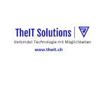 Netzwerkpartner: Logo von TheIT Solutions GmbH mit dem Slogan „Verbindet Technologie mit Möglichkeiten“